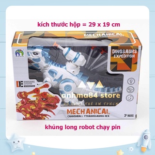 Đồ chơi KHỦNG LONG DINO robot chạy pin tiểu - Khủng long bạo chúa robot - anhma84 store
