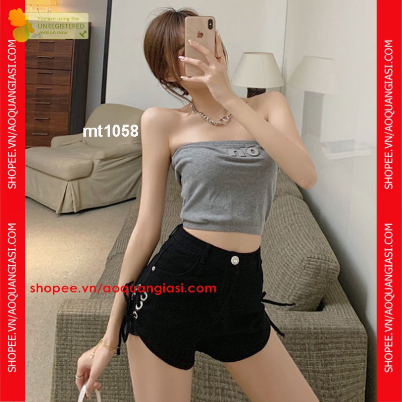 Quần Phối Khoen Dây Nữ short mt1058 aoquangiasi.com