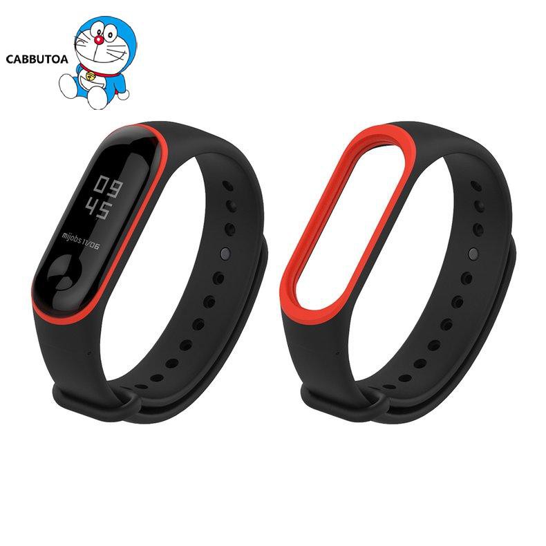 Dây Đeo Thay Thế Chất Liệu Silicon Thiết Kế Nhiều Lỗ Thời Trang Cho Xiaomi Mi Band 3