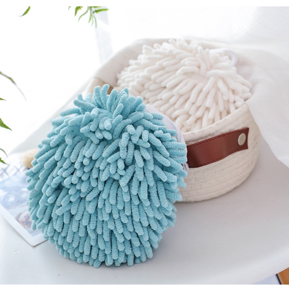 Khăn lau tay nhà bếp bông lau tay thấm hút nước nhanh khô tiện lợi