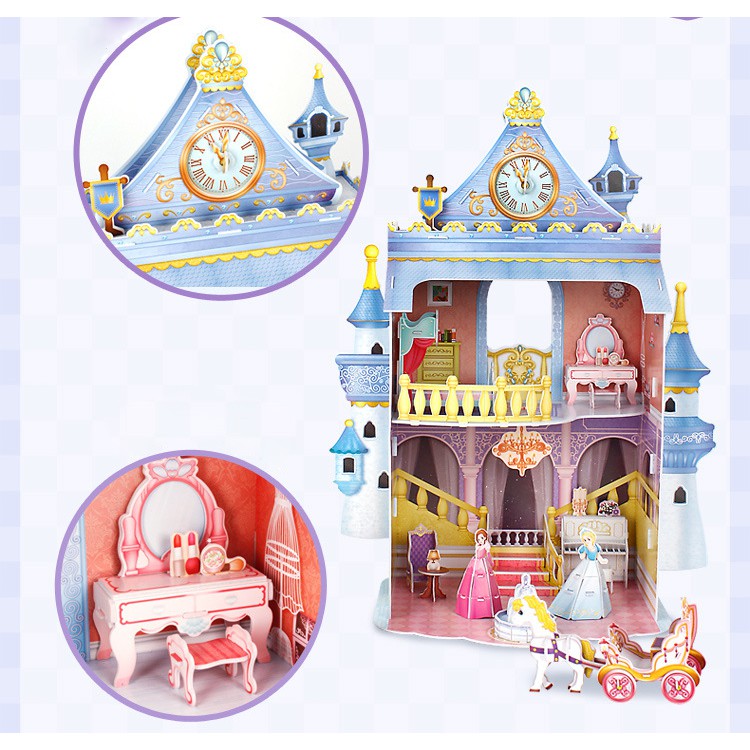 Mô hình giấy 3D CubicFun - Fairytale Castle - P809h