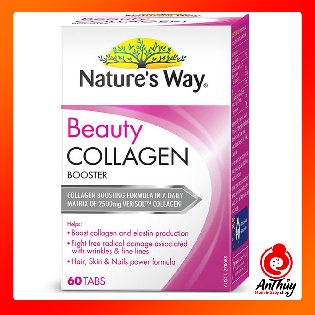 Viên Uống Beauty Collagen Nature’s Way Của Úc, 60 viên