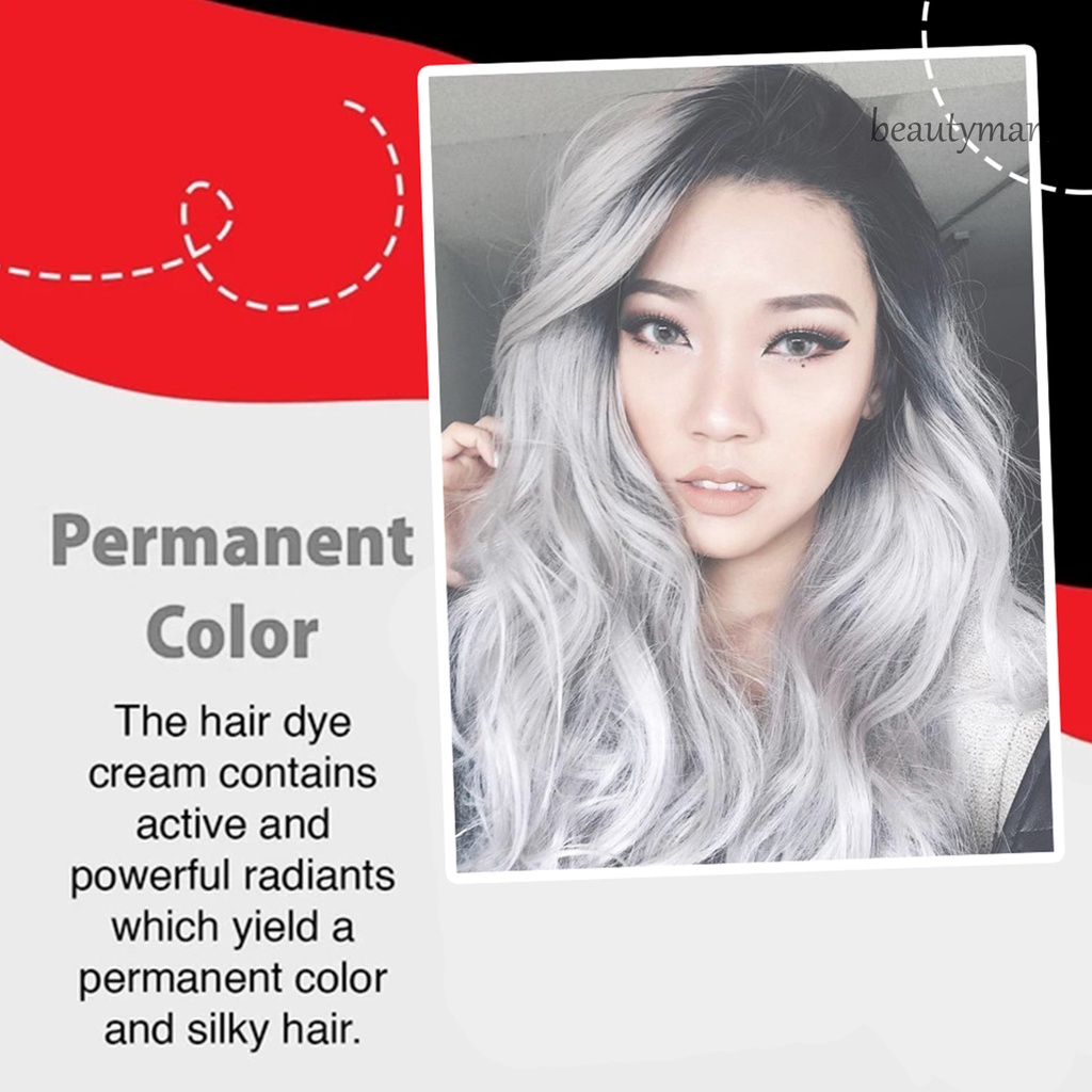 [Hàng mới về] Thuốc nhuộm tóc dạng lỏng lâu trôi an toàn nhanh chóng làm đẹp sử dụng tại nhà