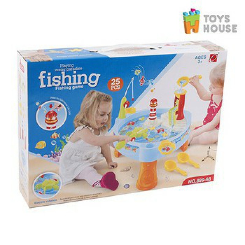 Đồ chơi câu cá cho bé có đèn nhạc ToysHouse 889-68: Phát triển vận động tinh và tư duy xã hội