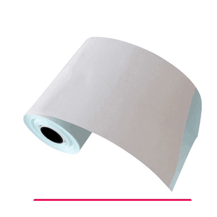 Giấy in nhiệt dán  cho máy in bill cầm tay, máy in hóa đơn các dòng 57mm 58mm