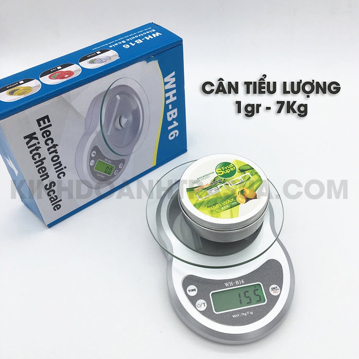 Cân Điện Tử Cao Cấp WH-B16 Mặt Kính Cường Lực 1gr-7kg