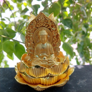 Tượng chưng ô tô 3 mặt phật tổ - di lạc - quan âm - t0264