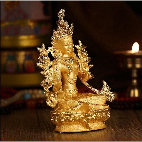 Tượng phật Tara trắng mật tông