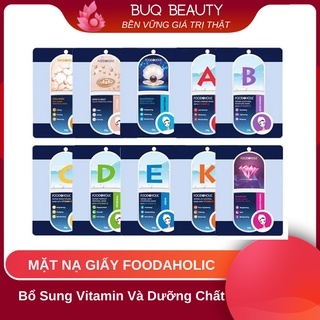 Mặt nạ giấy dưỡng da Hàn Quốc Foodaholic Essential Mask 23g Bổ Sung thumbnail