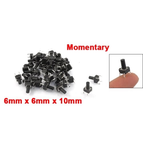 Set 2000 Nút Bấm 4 Pin 6x6 X 10mm Cho Màn Hình Lcd