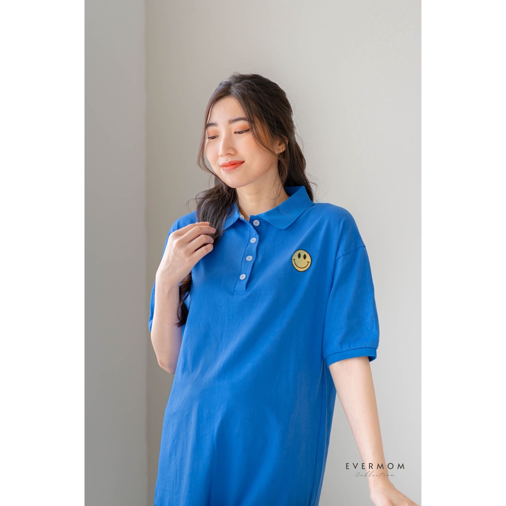 EVERMOM | Đầm bầu thun in hoạ tiết mặc cả bầu và sau sinh