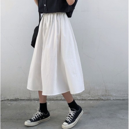 Chân váy dài ♥️ Chân váy kaki, chân váy ulzzang ♥️ Chân váy form dài ♥️ Chân váy chữ A kaki - NhimShop CV03 | BigBuy360 - bigbuy360.vn