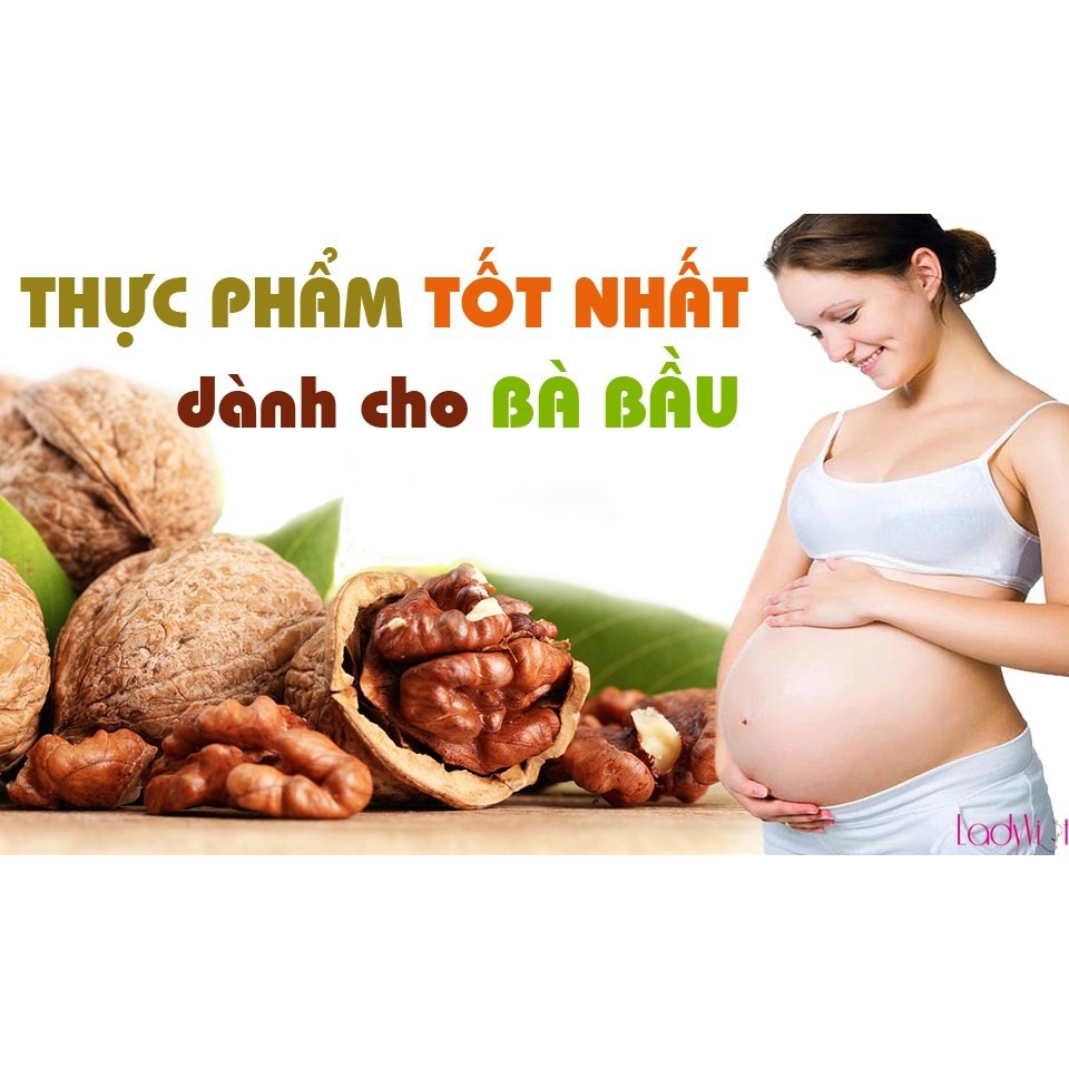 Hộp 500gr Mix 4 Loại Hạt Đã Tách Vỏ - Óc Chó Vàng, Mắc Ca, Hạnh Nhân, Hạt Điều