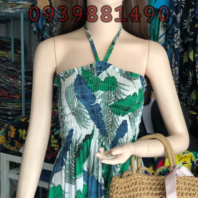 Đầm Maxi trái cây freesize
