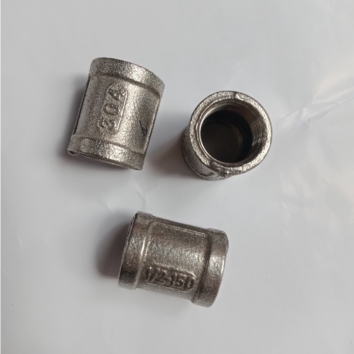 Măng sông ren trong inox ren 1/2(21mm)