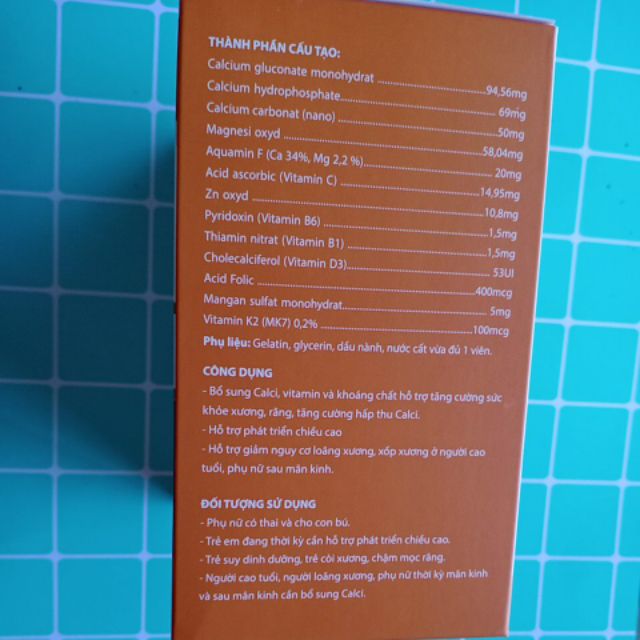 Canxi Hữu Cơ MK VITAKAL | Thế Giới Skin Care