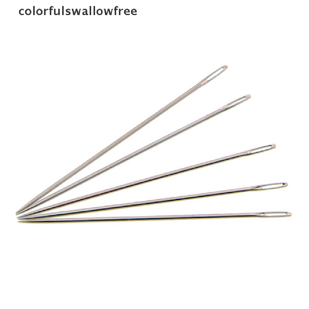 Colorfulswallowfree 25PCS High Hardness Stainless Steel Sewing Needle Cross Sewing Clothes Needles ABC