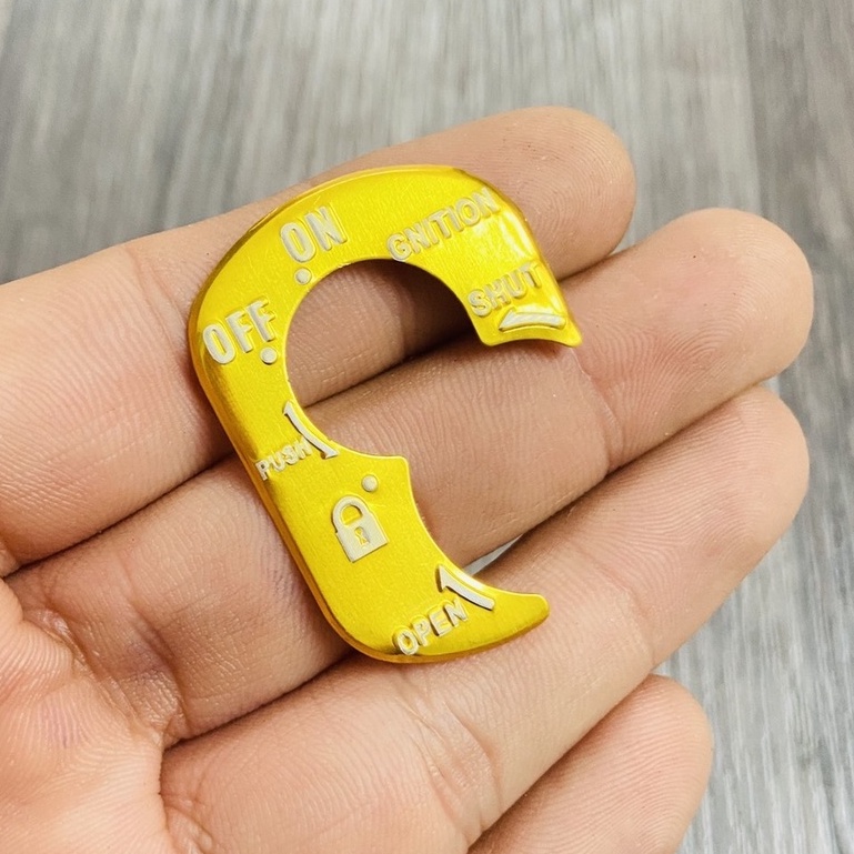 Dán ổ khóa, ốp mặt ổ khóa nhôm sử dụng cho WINNER V1 và các loại ổ khóa có mặt tương tự