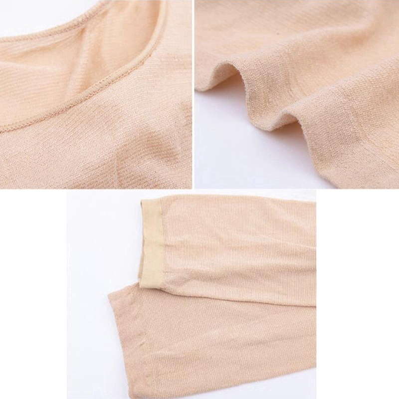 Women 37 degree constant temperature Super Thin Thermal Seamless Underwear Set
