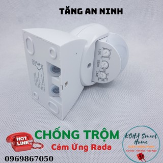 Cảm ứng vi sóng RS05B chống nước - Công tắc cảm biến chống trộm kín nước