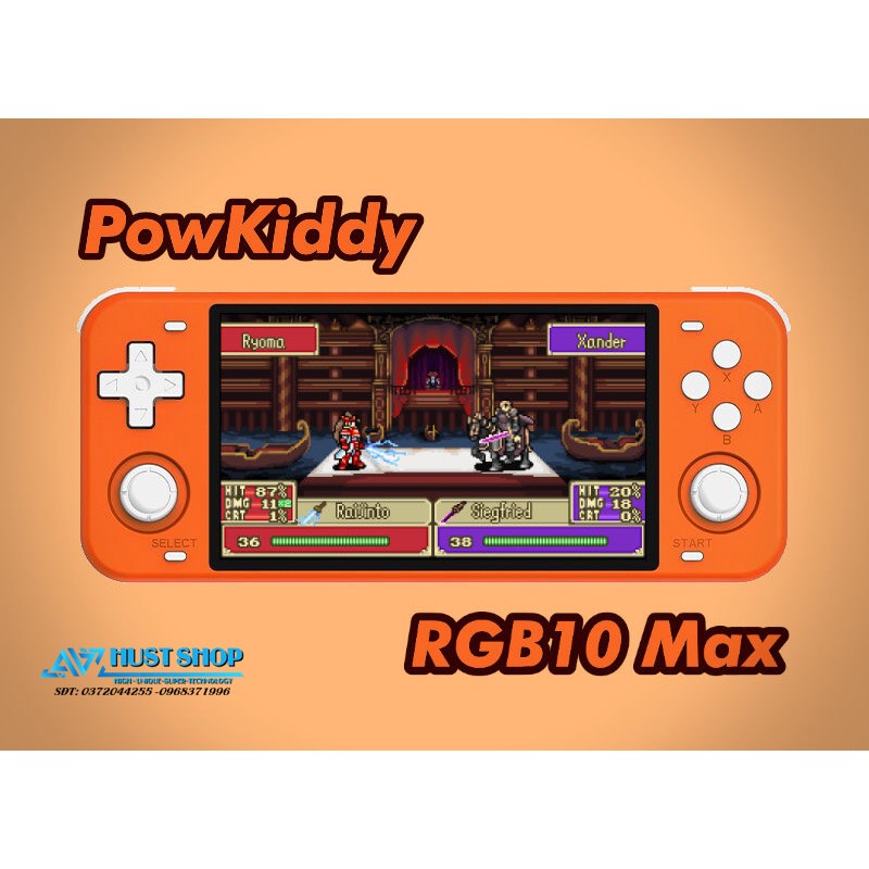 Máy Chơi Game RGB10 Max Màn Hình IPS 5inch FUll OCA Hỗ Trợ 10+ Dòng Games PSP/Dreamcast/PS1...