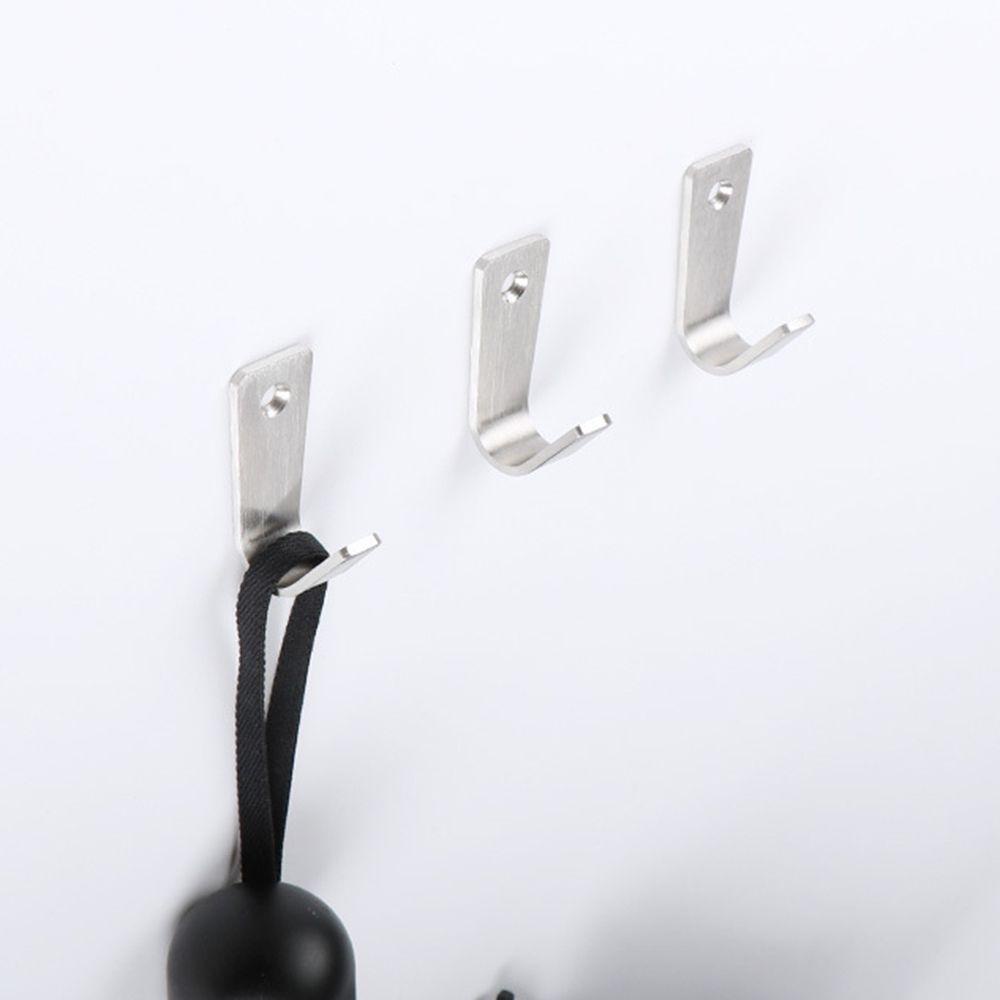 Set 3 Móc Treo Đồ Gắn Tường Đa Năng Bằng Thép Không Gỉ 304 Thiết Kế Đơn Giản Hiện Đại