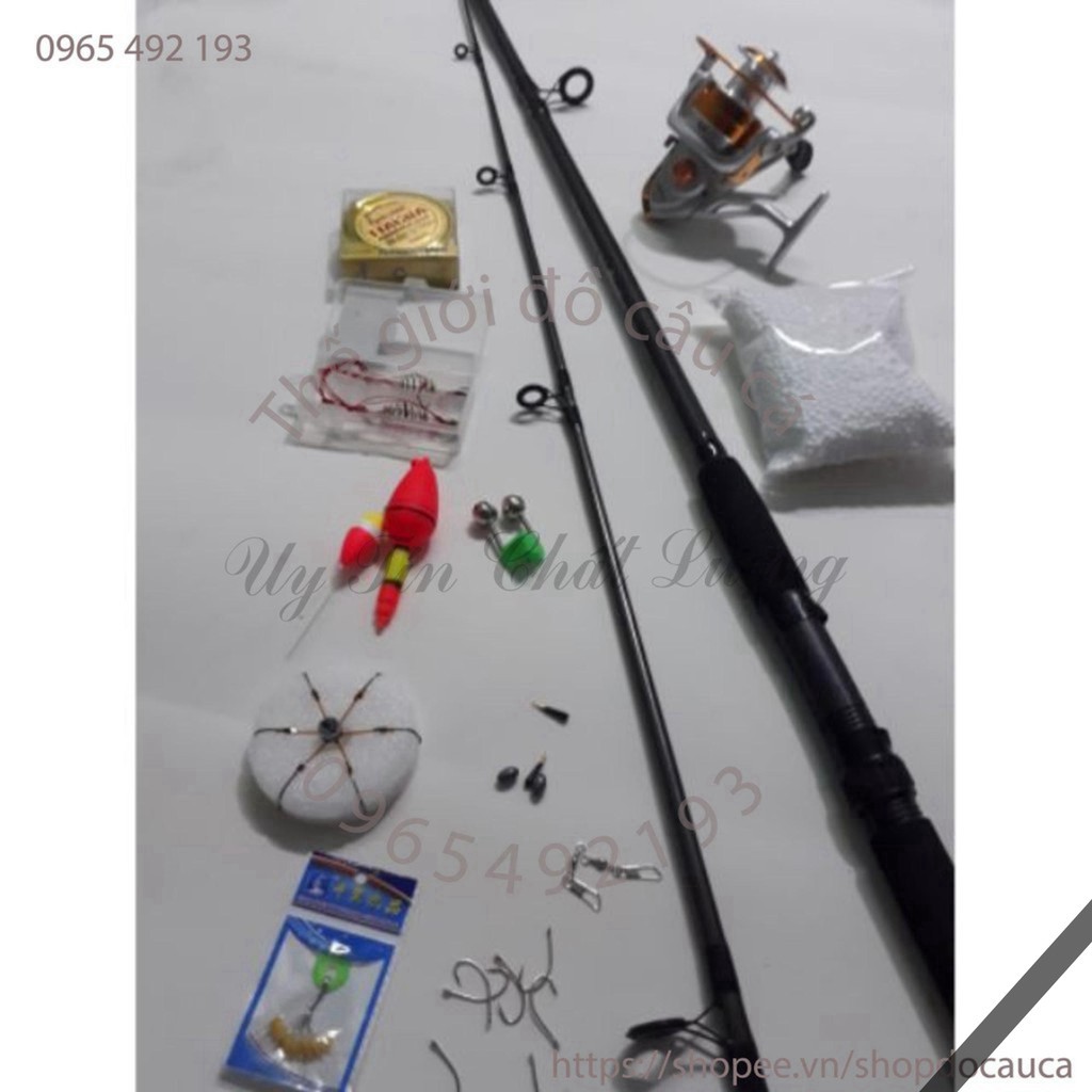 Bộ cần 2 khúc shimano rỗng 3m máy 7000 ( rẻ vô địch ) chính hãng