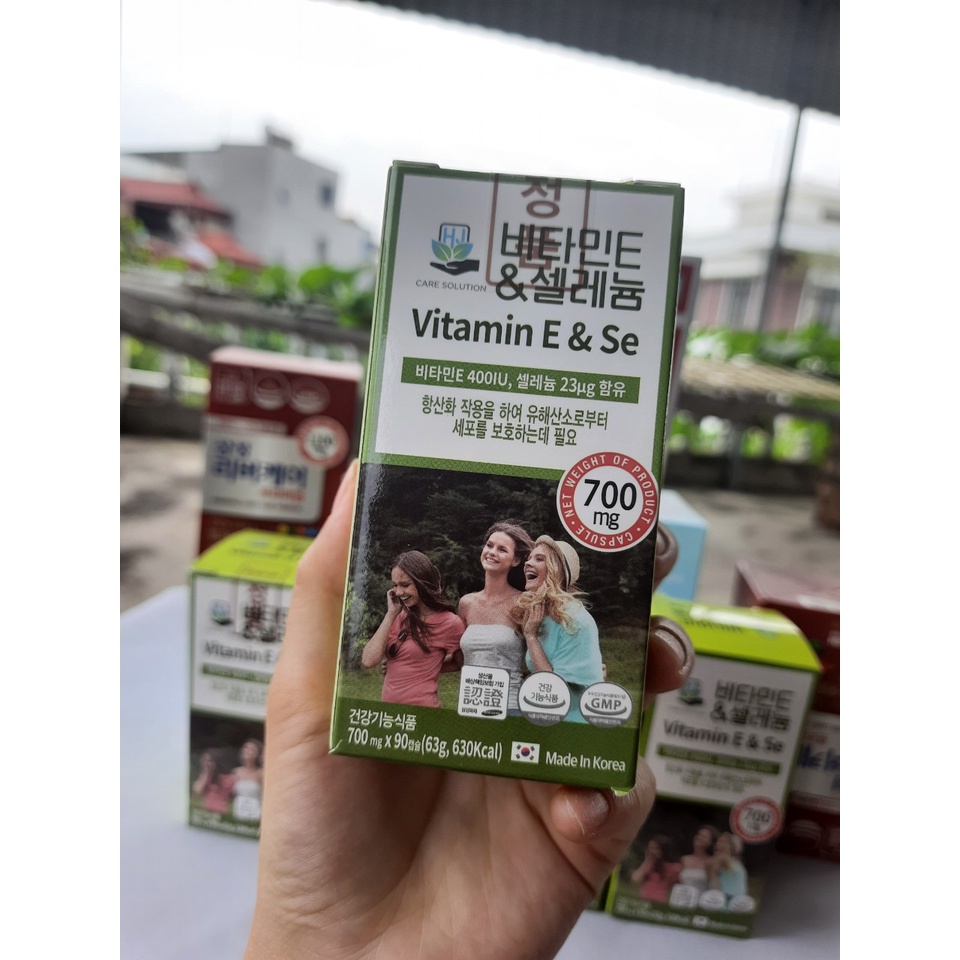Viên Uống HJ Care Solution Vitamin E & Selenium 700mg