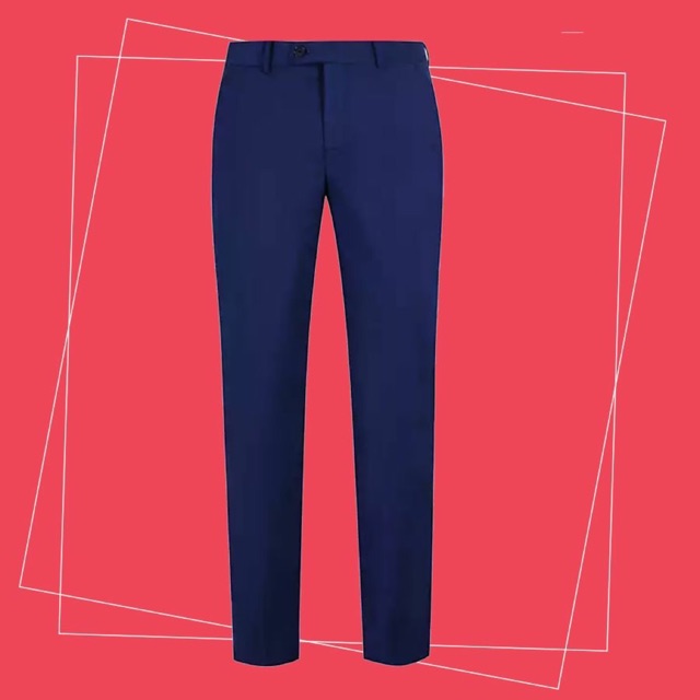Quần tây nam xanh than công sở đẹp, quần ống côn ôm dáng trẻ trung, thiết kế chuẩn, vải dầy đẹp co giãn ko bám bui