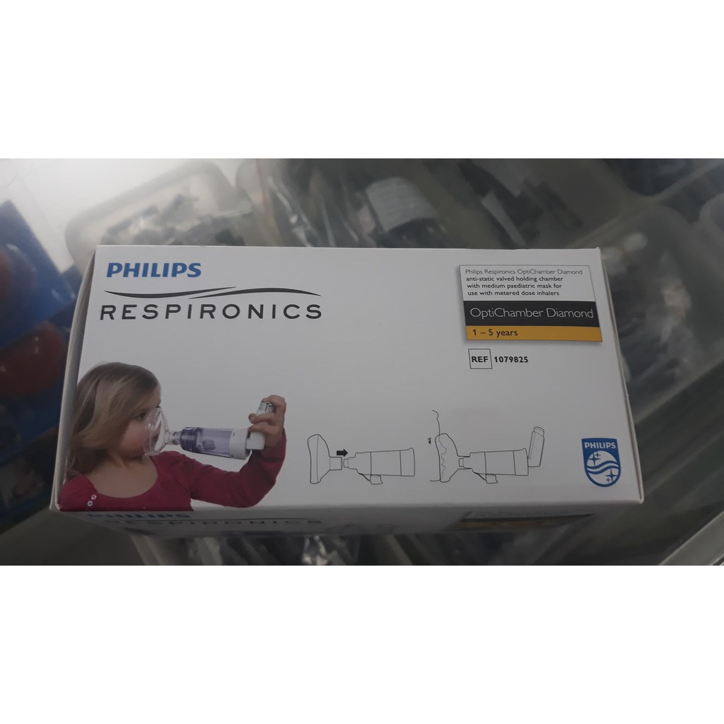 BABYHALER (BUỒNG ĐỆM PHILIPS RESPIRONICS DIAMOND- DỤNG CỤ ĐIỀU TRỊ HEN SUYỄN)