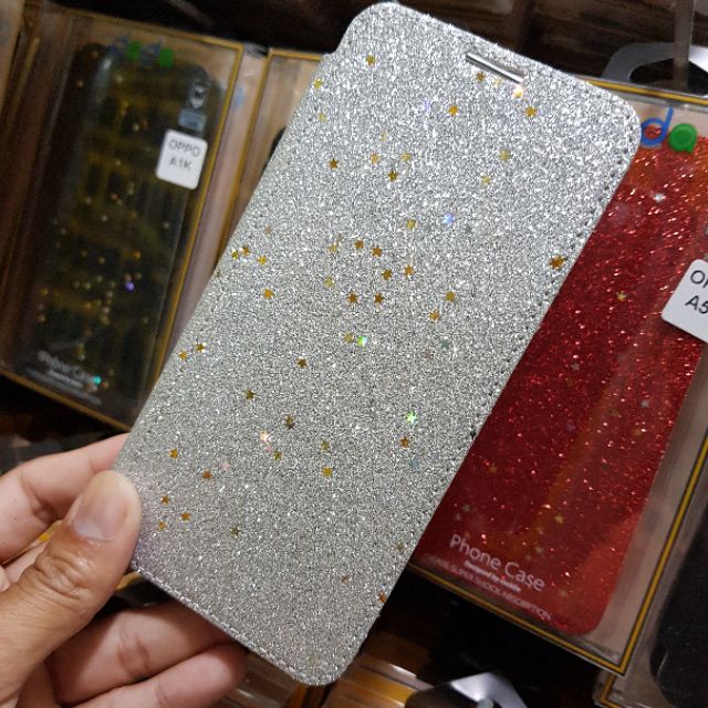 Bao da Oppo F9 dẻo kim tuyến cao cấp | BigBuy360 - bigbuy360.vn