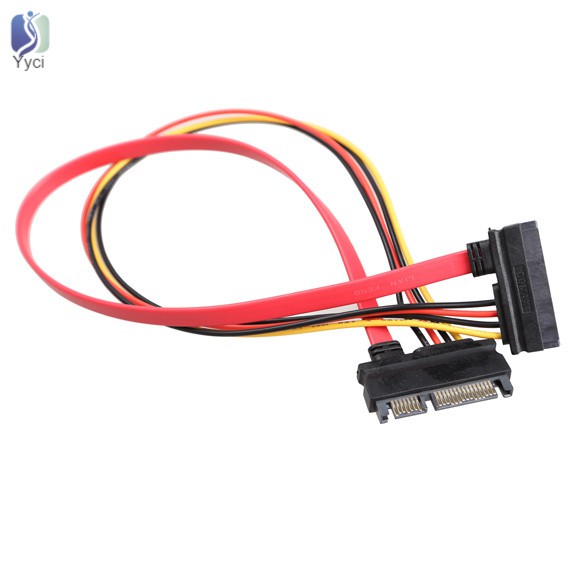 Dây Cáp Chuyển Đổi 22 Pin Male Sang Female 7+15 Pin Sata Female 30cm