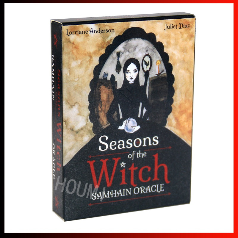 Phiên bản tiếng Anh mới Trò chơi Tarot Seasons of The Witch Samhain Oracle Bói toán