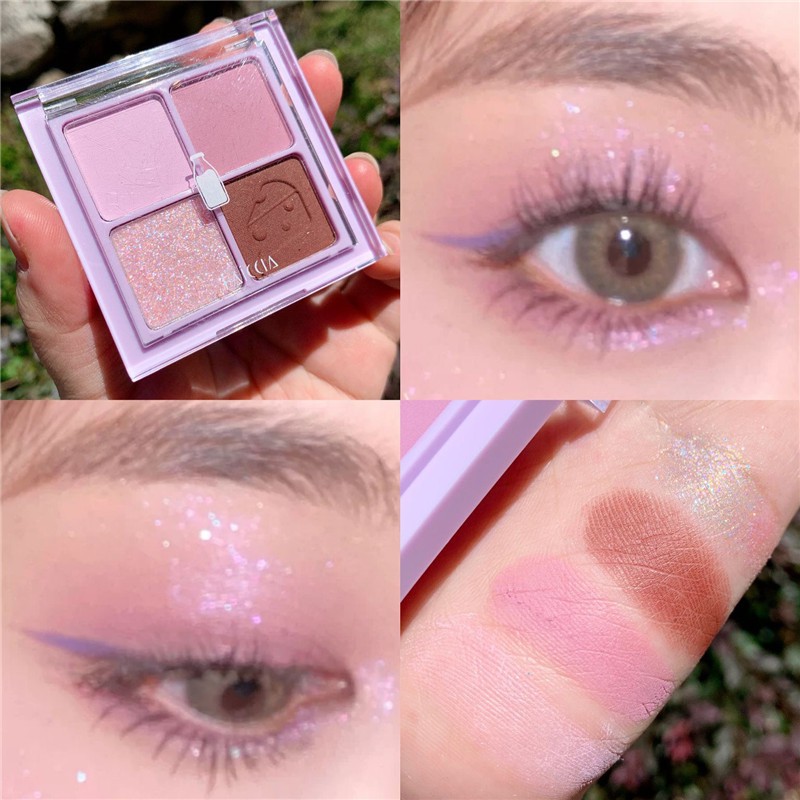 Bảng Phấn Mắt 4 Ô Faiccia Tím Trendy | BigBuy360 - bigbuy360.vn