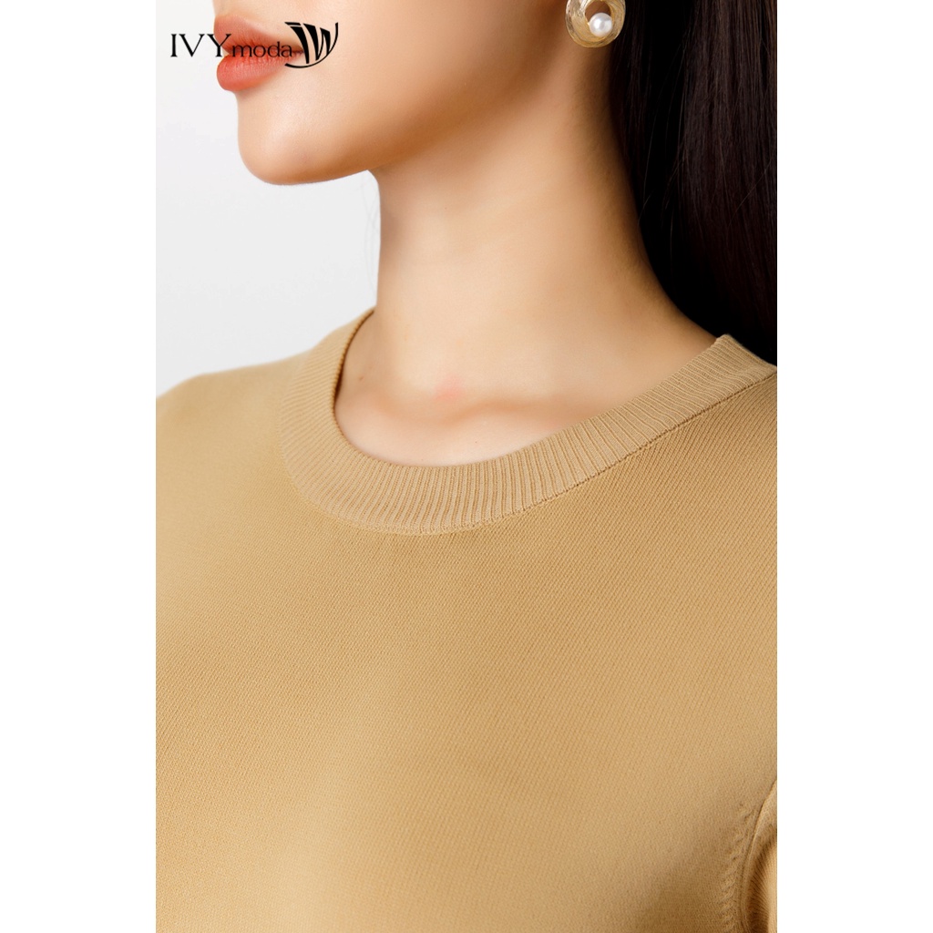 Đầm len nữ dáng suông IVY moda MS 42B8863