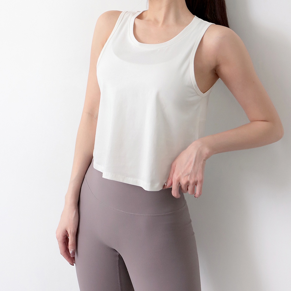 Áo thun ANRAN hở lưng nhanh khô thích hợp tập yoga dành cho nữ