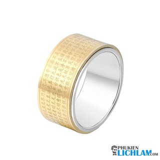 Nhẫn nam khắc Bát Nhã Tâm Kinh