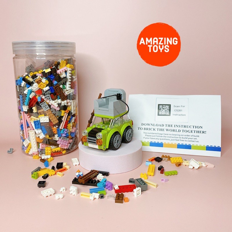 Mô hình lắp ráp xe oto Mr.Bean