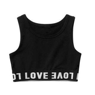 Áo Croptop trẻ em | Áo Croptop ba lỗ  đen cho trẻ em