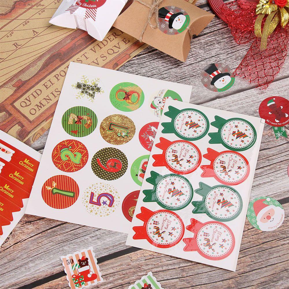 Bộ 5 Sticker Dán Trang Trí Giáng Sinh Đẹp Mắt