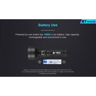 Đèn pin Lumintop GT Micro chiếu sáng 1000 Lumens