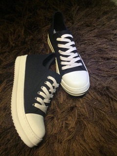 Giày rick owens cổ thấp