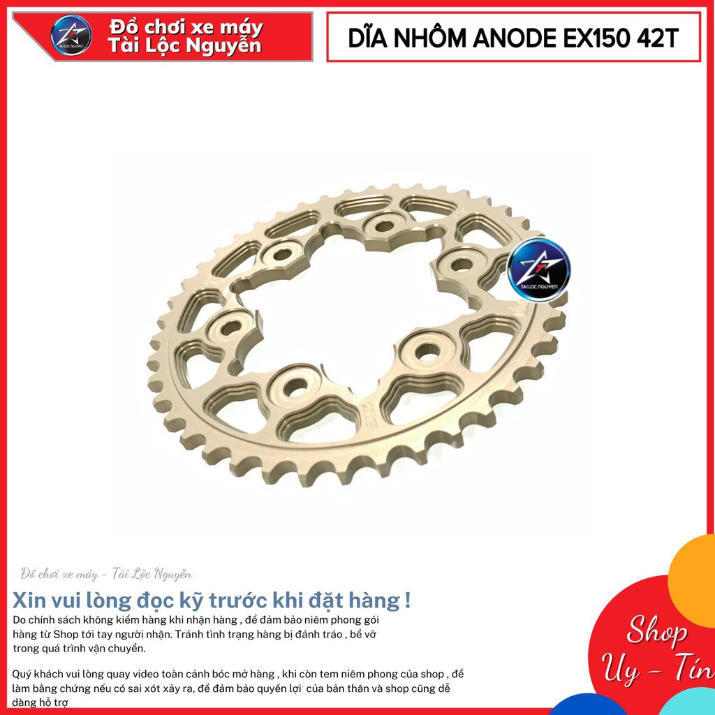 DĨA NHÔM 7075 ANODE EXCITER 150 VÀ HONDA WINNER/X