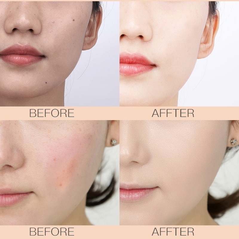 1 Kem Nền BB / Kem Nền Che Khuyết Điểm Làm Trắng Da Chống Nước Kèm Mút Đầu Nấm Tiện Dụng