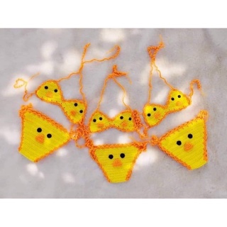 Bikini Handmade đi biển cho bé ❤️(mẫu con vật)