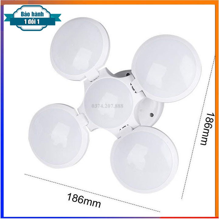 Đèn Led Năng Lượng Mặt Trời 40W -  4 cánh FootBall UFO Lamp Siêu Bền