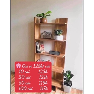 Kệ gỗ góc tường