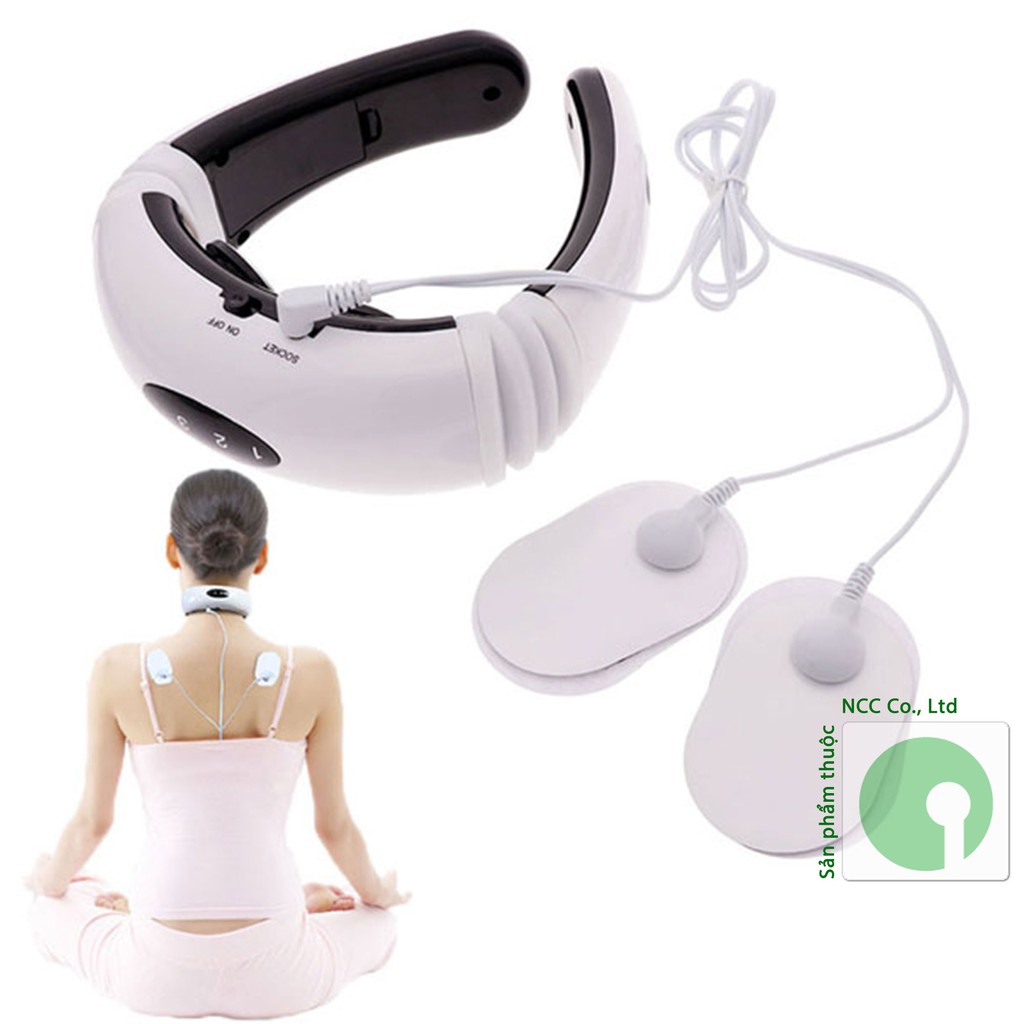 Máy trị liệu massage cổ 3D bằng xung điện - giúp tinh thần sảng khoái - NDHS-4559-MASS3D