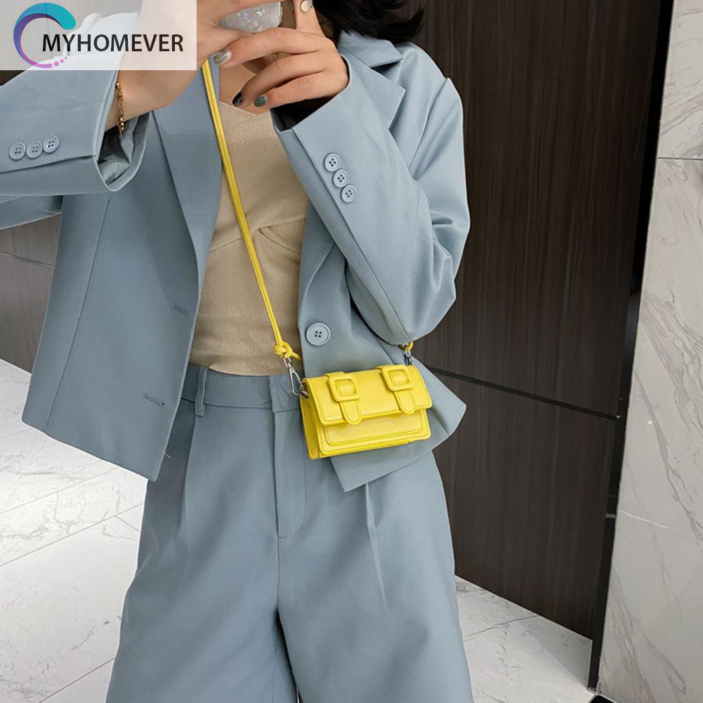 Túi Xách Chất Liệu Da Có Thể Đeo Chéo Kiểu Dáng Thời Trang Dành Cho Nữ