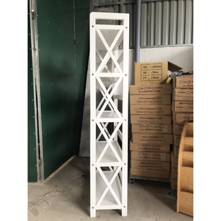 Kệ sách 5 tầng 65 màu trắng